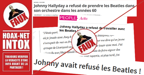 Non Johnny Hallyday n’a pas refusé les Beatles…