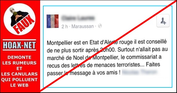 Attentats, Montpellier : de lamentables intox sur Facebook
