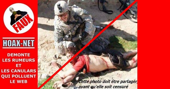 NON, ce n’est pas un soldat Israélien qui se prend en photo avec un Enfant Palestinien qu’il vient de torturer !