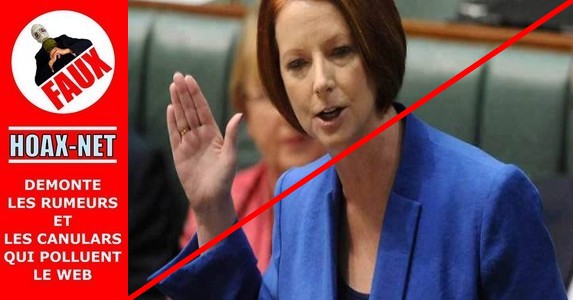 NON, L’ Australie et son ancienne premiere ministre julia Gillard, n’a pas dit NON pour la 2ème fois !