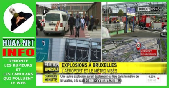Attentats à Bruxelles : fausse vidéo, bandeau erronné, dérapages sur Twitter, Bavures ordinaires du temps réel !