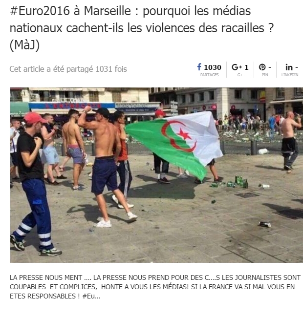 Hoax Algériens Marseille TWITTER 2