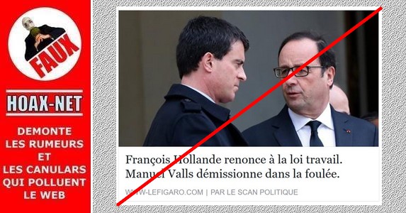 Non, ce n’est pas le site officiel du Figaro qui diffuse cette info !