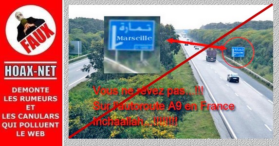 Non, ce n’est pas l’autoroute A9 en France !