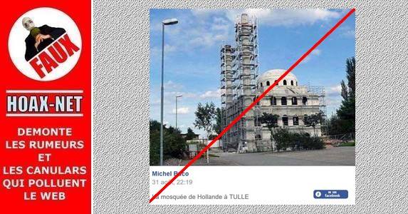 Arrêtez de partager de fausses informations sur le projet de la mosquée à Tulle.