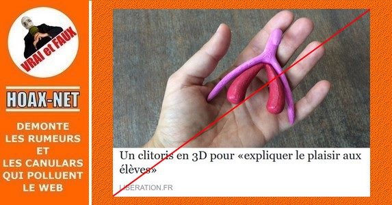 Non, toutes les écoles françaises ne vont pas utiliser ce clitoris en 3D