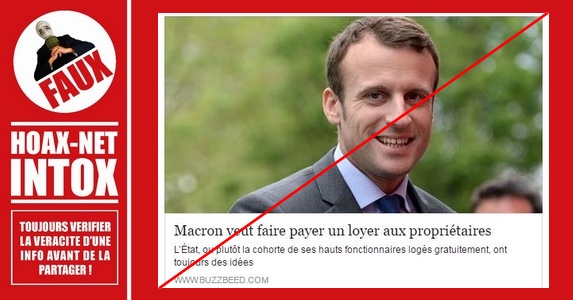 Non, Emmanuel Macron ne fera pas payer de « loyers fictifs » aux propriétaires