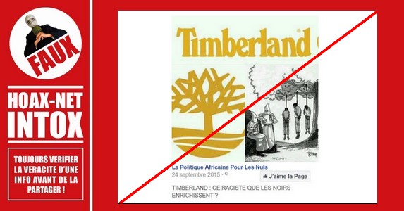Non,Timberland n’a aucun lien avec le Ku Klux Klan (KKK)