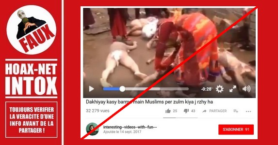 Non, cette vidéo ne montre pas des Rohingyas musulmans cannibales.
