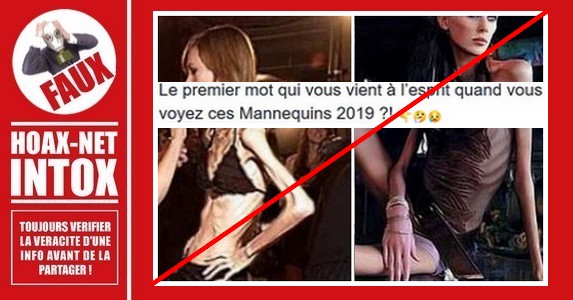 NON, ce ne sont pas de vraies photos de mannequins anorexiques prises en 2019