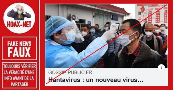 Non, l’hantavirus n’est pas une nouvelle épidémie en Chine, ni ailleurs.
