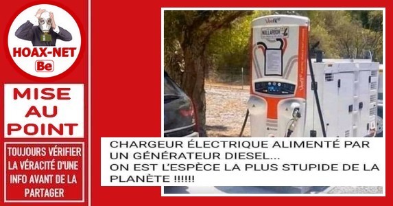 Du diesel pour recharger les véhicules électriques, oui mais….