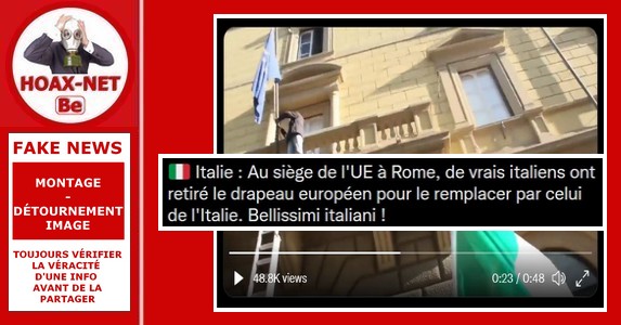Non, cette vidéo n’a rien a voir avec les élections en Italie.