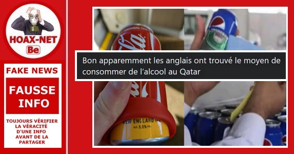 Non,ces photos ne montrent pas des canettes de bière cachées dans les stades au Qatar.