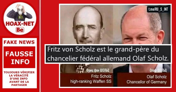 Non, les grands-parents du chancelier allemand et ceux de deux de ses ministres n’étaient pas nazis.