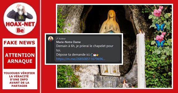 Miracle…vous avez dit miracle ? Sur une page Facebook, Marie Notre-Dame vous répond…