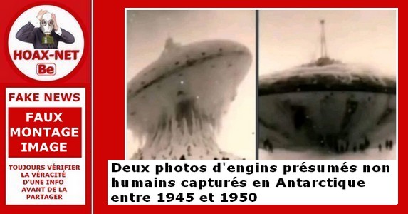 Non, ces deux photos n’ont pas été prises en Antarctique dans les années 40 !