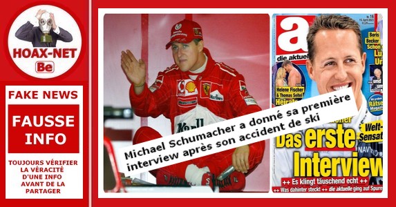 FAUSSE interview de Michael Schumacher, l’une des dérives de l’Intelligence Artificielle.