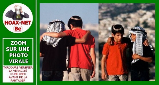 Ces 2 photos virales sont vraies, mais en réalité, il n’y a aucun enfant palestinien!