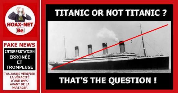Non, ce paquebot n’est pas le Titanic.
