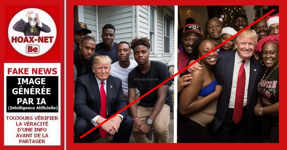 Non, ces 2 images montrant Donald Trump en compagnie d’afro-américains ne sont pas réelles.