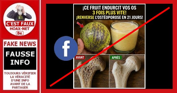 Non, le « COROSSOL » ou « GRAVIOLA » ne renforce pas vos os et n